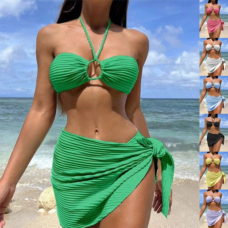 Maris Three-Piece Bikini Set