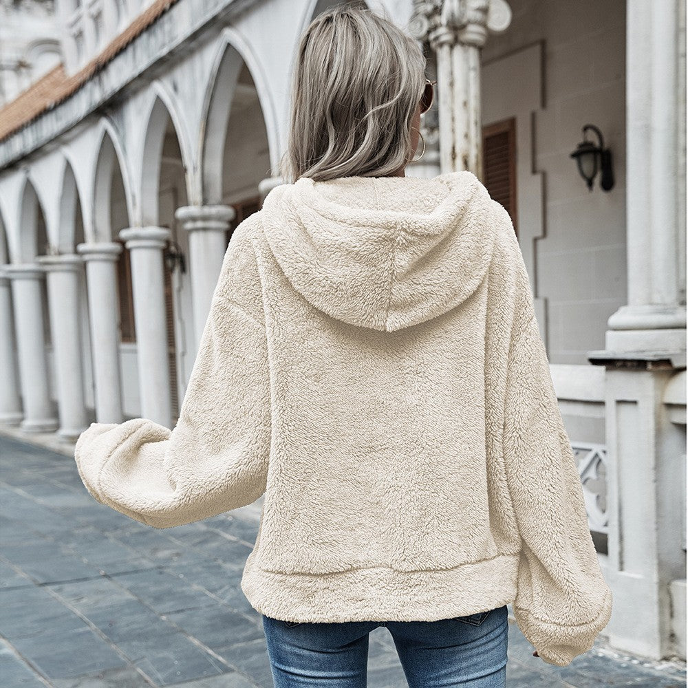 Aurora Plush Hooded Sweater