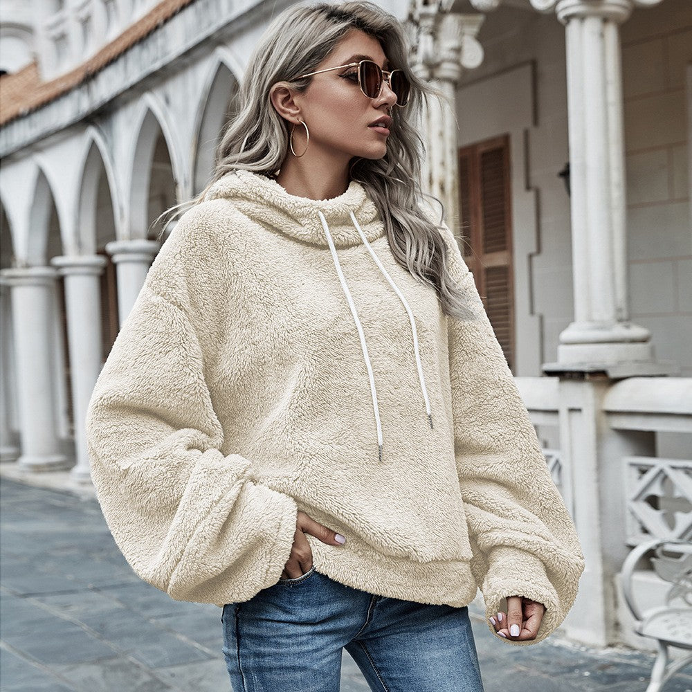 Aurora Plush Hooded Sweater