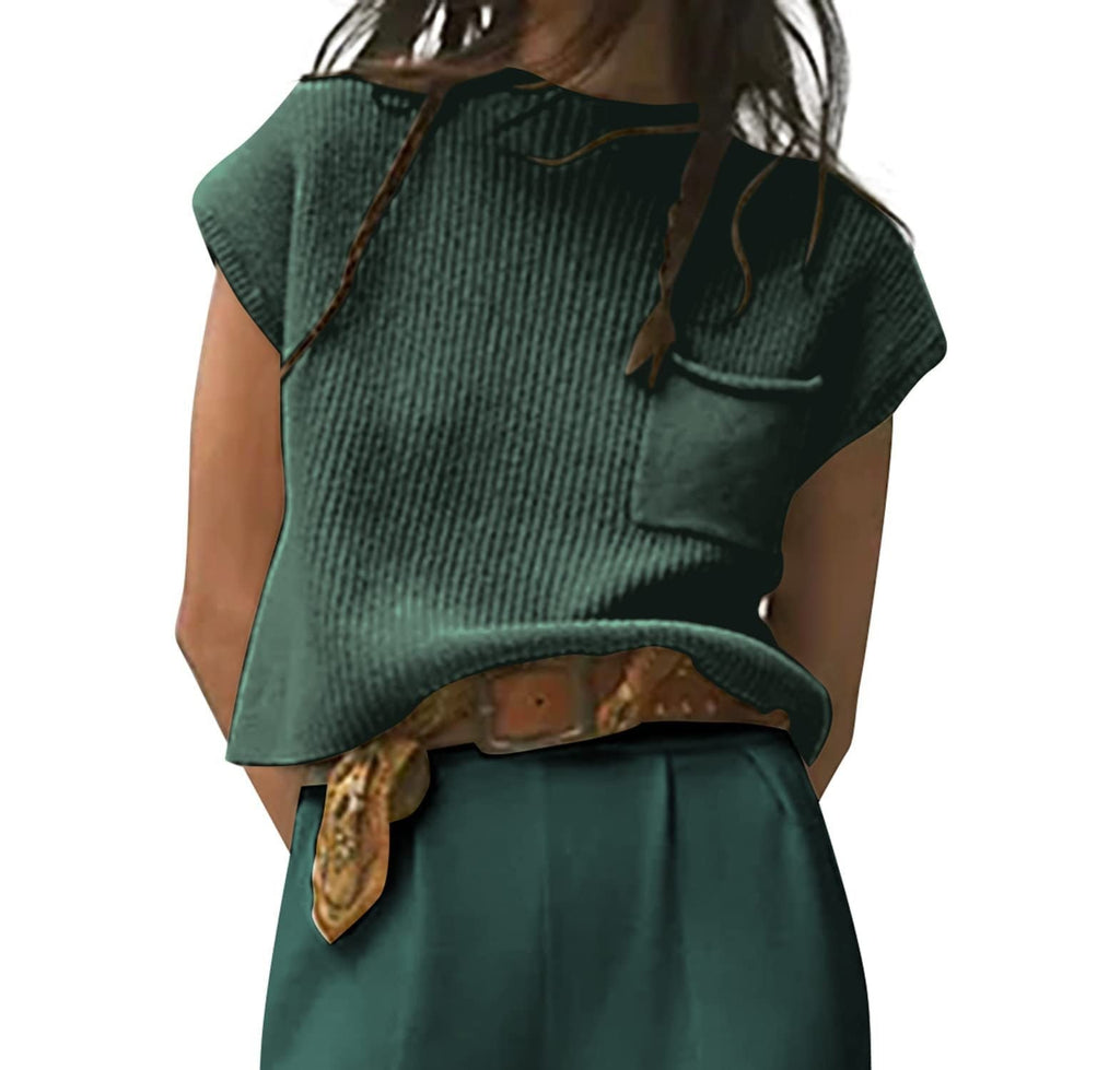 Elowen Ribbed Knit Vest