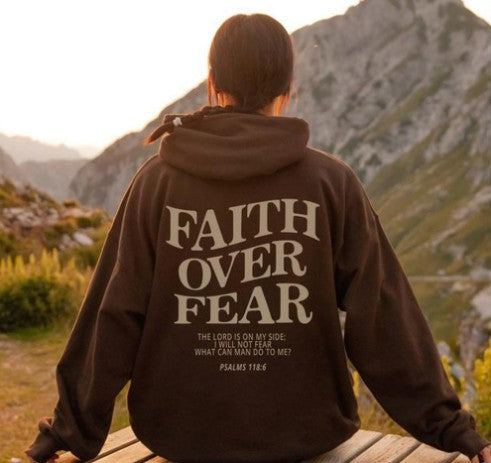 Faith Over Fear Pullover Sweatshirt