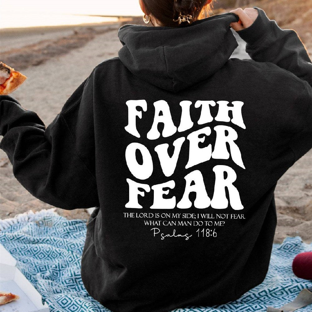 Faith Over Fear Pullover Sweatshirt