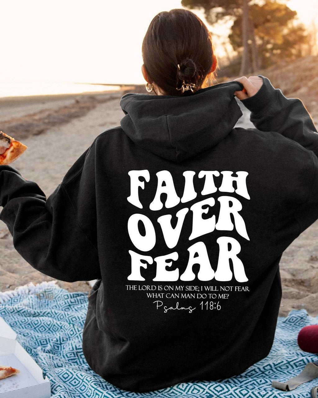 Faith Over Fear Pullover Sweatshirt
