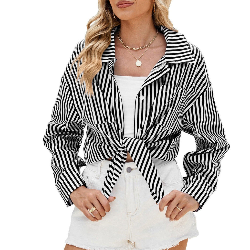 Lenora Striped Pocket Shirt