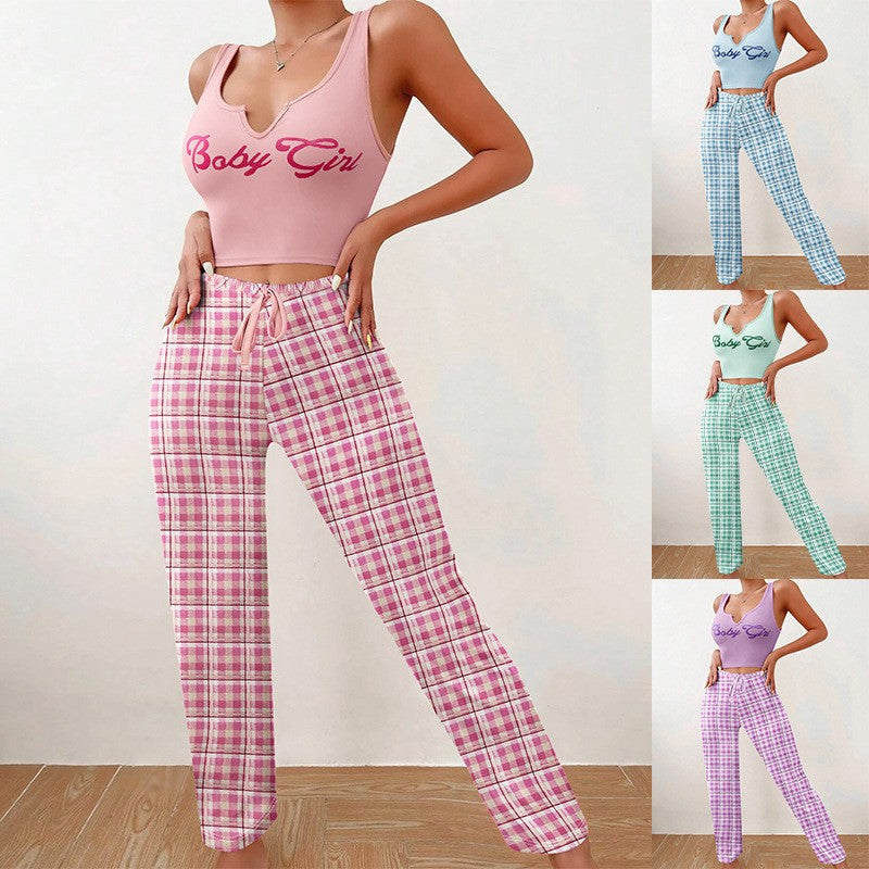 Luna Plaid Sleepwear Set