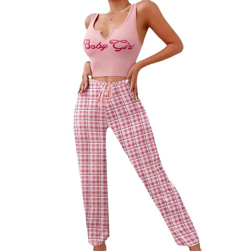 Luna Plaid Sleepwear Set