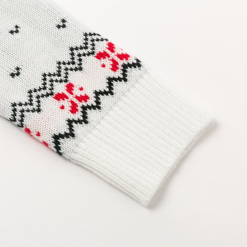 Noel Elk Heart Christmas Knit Sweater