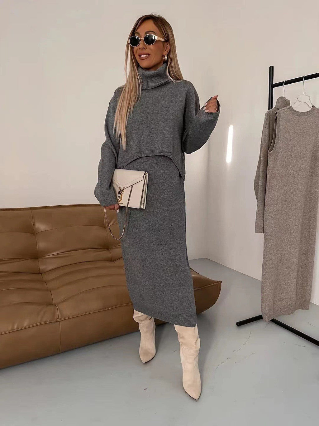 Noelle Two-Piece Knit Ensemble