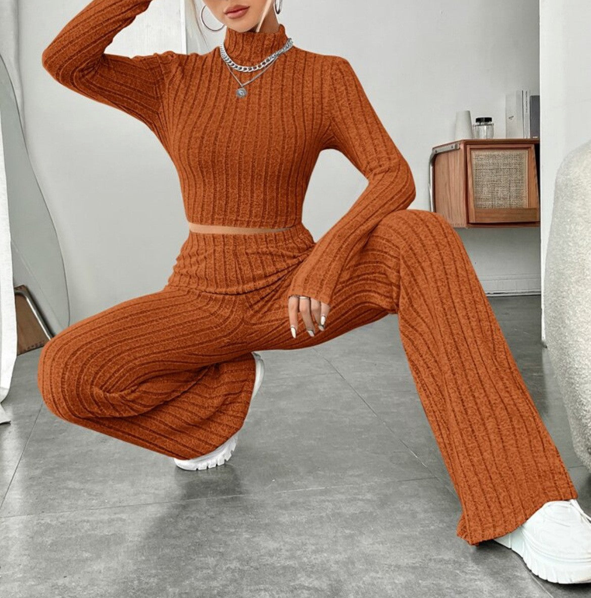 Odette Two-Piece Turtleneck Set