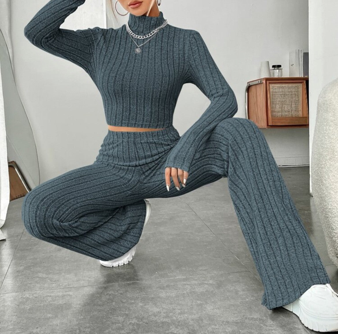 Odette Two-Piece Turtleneck Set