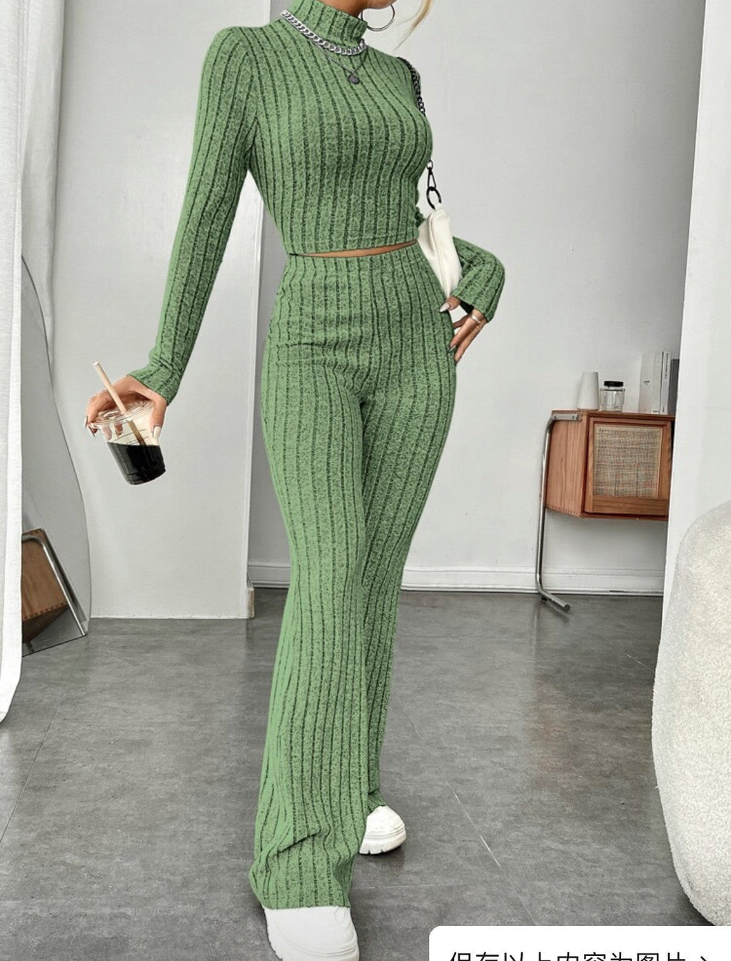 Odette Two-Piece Turtleneck Set