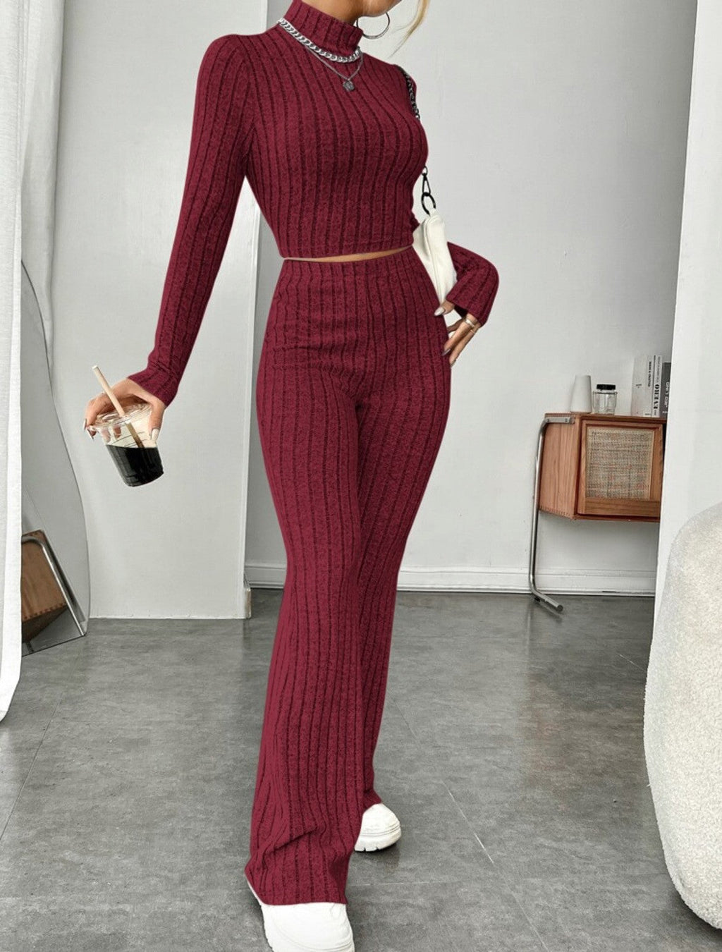 Odette Two-Piece Turtleneck Set
